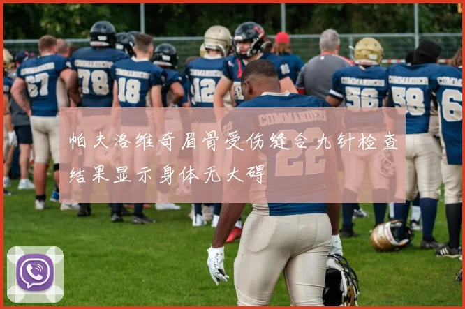 帕夫洛维奇眉骨受伤缝合九针检查结果显示身体无大碍